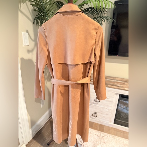 H&M Women's Suede Trench Coat - Picture 2 of 3
